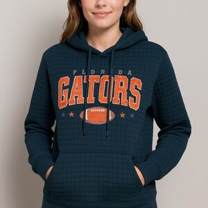 Florida GatorsThick Hoodie Orange and Blue Large Unisex Blokecore Sport Football